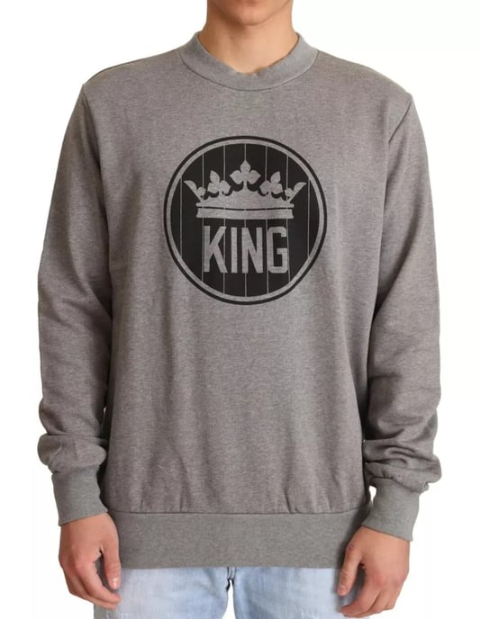 King Sweatshirt Grijze Crewneck - Image 6