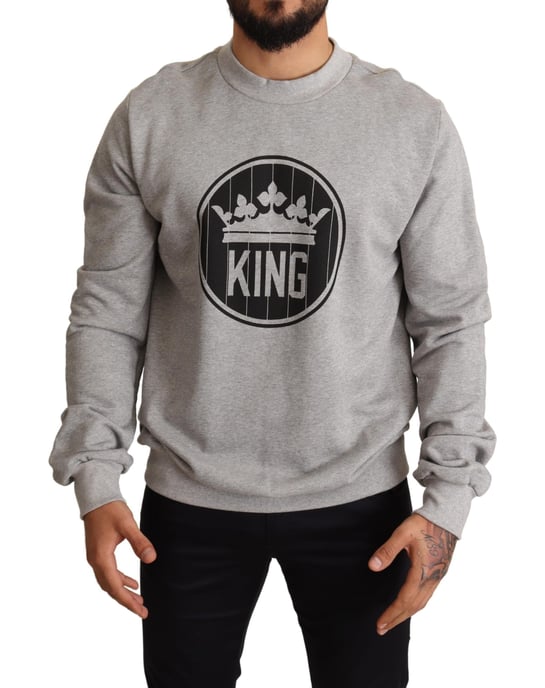 Kung Sweater Grå Crewneck - Image 1