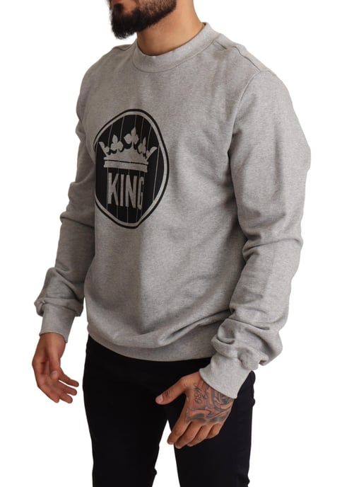 Kung Sweater Grå Crewneck - Image 2
