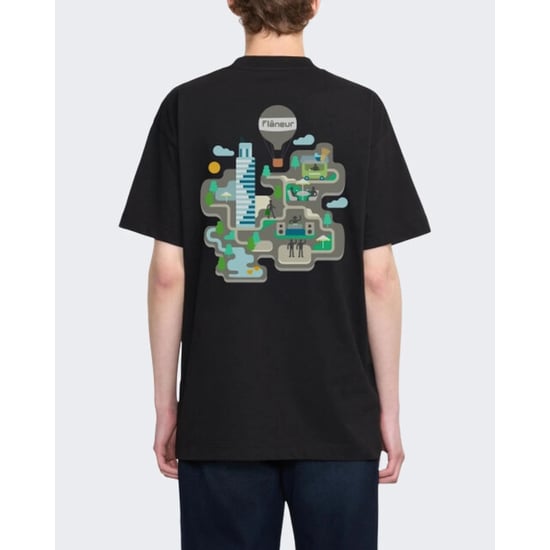 Flaneur Homme Heren festival map t-shirt - Image 3