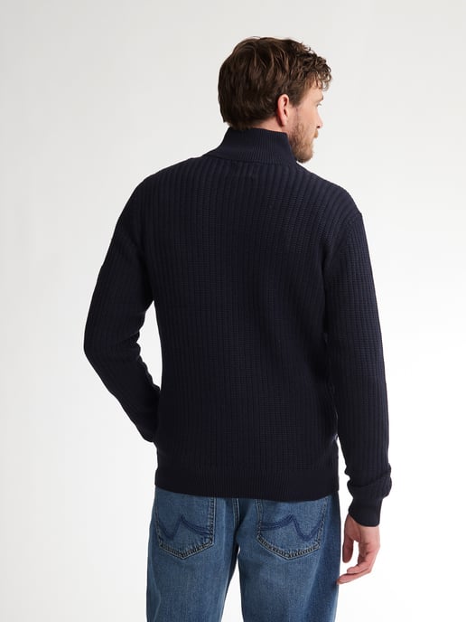 Petrol Industries - Heren Gebreid Vest Fairbanks - Blauw - Image 4