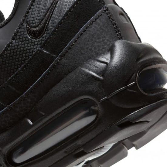 Nike Air Max 95 Essential Black/Dark Grey Trainers - Image 5