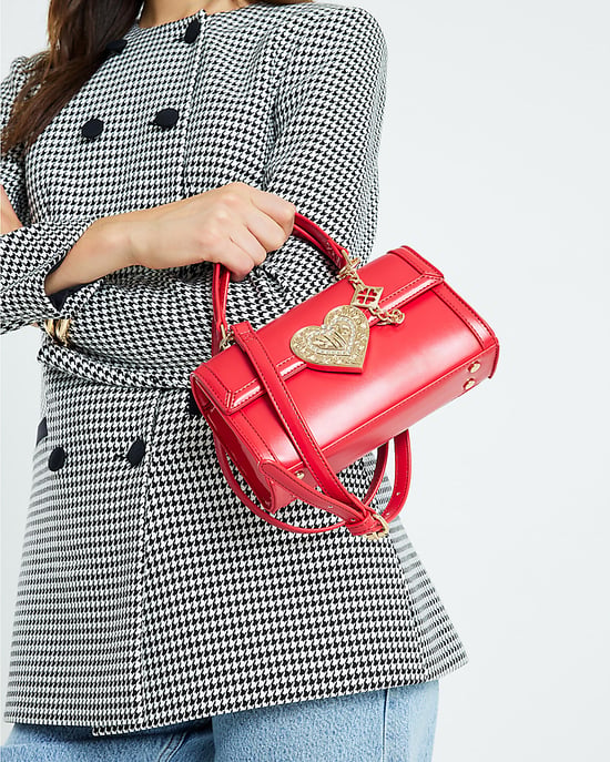 River Island Womens Crossbody Bag Red Heart Lock - Image 5