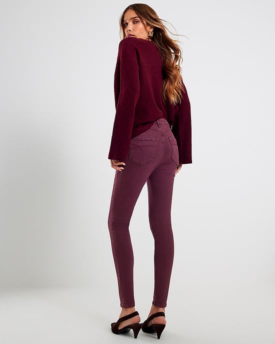 River Island Womens Skinny Jeans Purple - Image 3