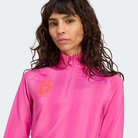 Half-Zip Graphic Football Long-Sleeve Top - Image 4