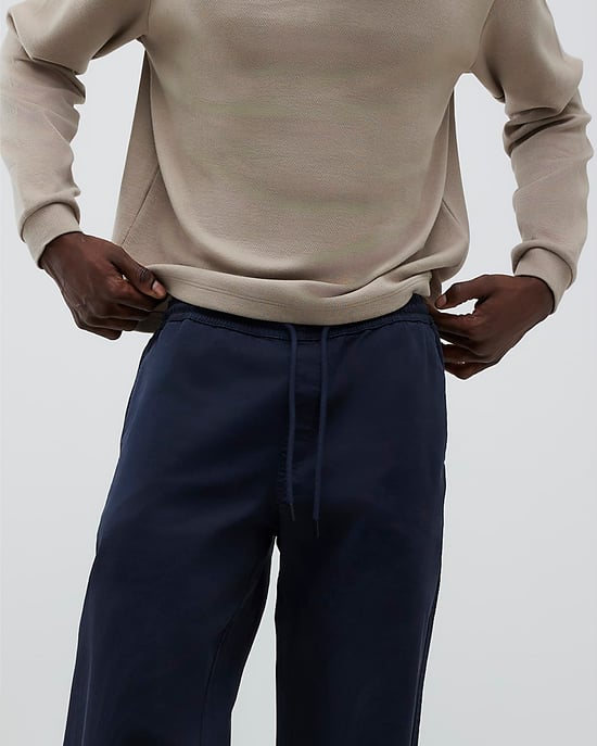 River Island Mens Joggers Navy Pull On Straight Leg - Image 3
