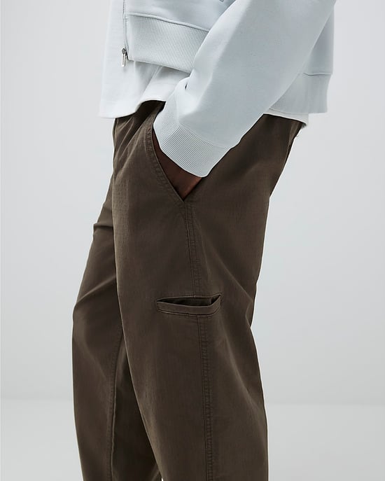River Island Mens Trousers Brown Loose Fit Pull On - Image 3