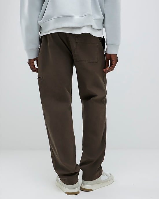 River Island Mens Trousers Brown Loose Fit Pull On - Image 4