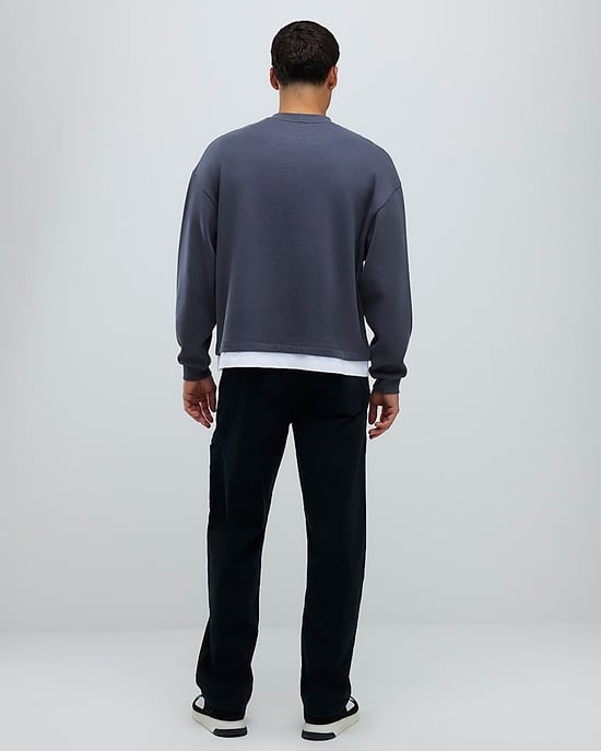River Island Mens Trousers Black Loose Fit Pull On - Image 3