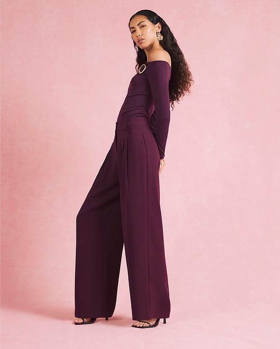 River Island Womens Tailored Trousers Red Wide Leg - Image 4