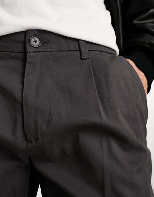 ONLY & SONS slim fit chinos i grått - Image 2