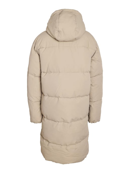 Noisy May Ladies Long Hooded Waterproof Parka Coat Padded - Image 4