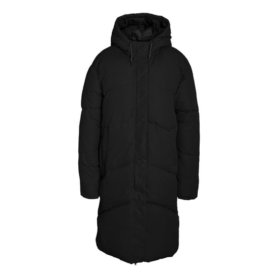 Noisy May Ladies Long Hooded Waterproof Parka Coat Padded - Image 3