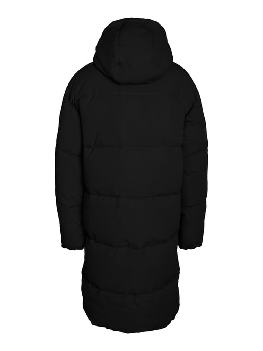 Noisy May Ladies Long Hooded Waterproof Parka Coat Padded - Image 4