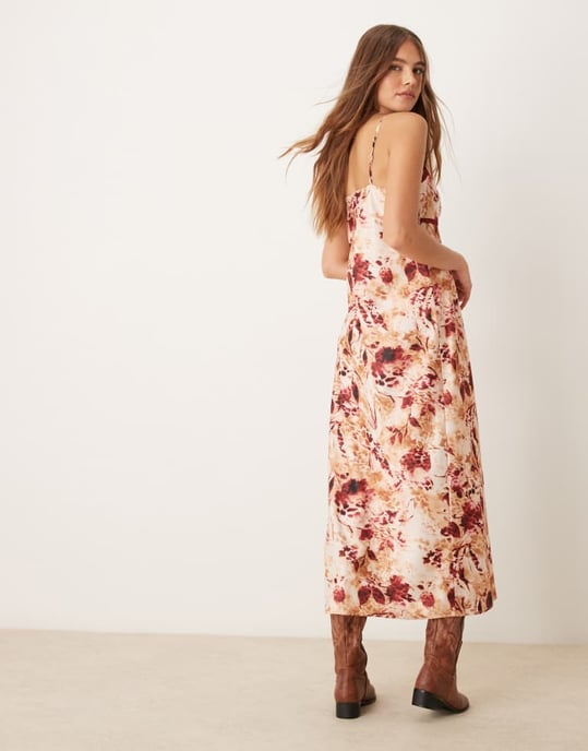 Miss Selfridge maxiklänning i djurmönster - Image 3