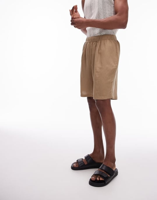 Topman samordnade linnebyxor i sten - Image 2