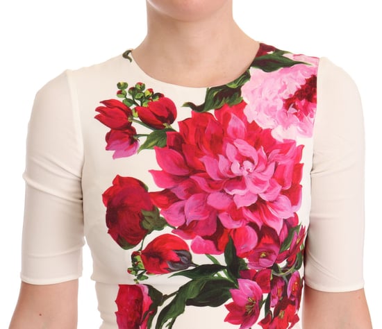 Bloemenprint Midi Jurk Halve Mouwen - Image 2