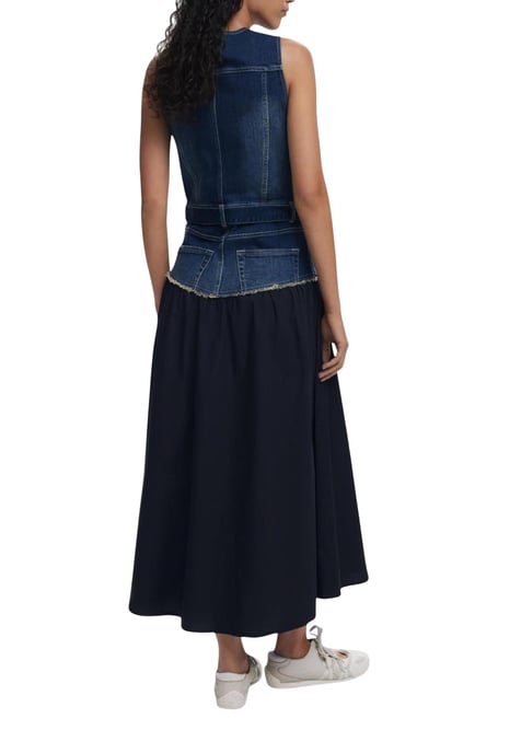 Denim Top Midi-jurk - Image 3