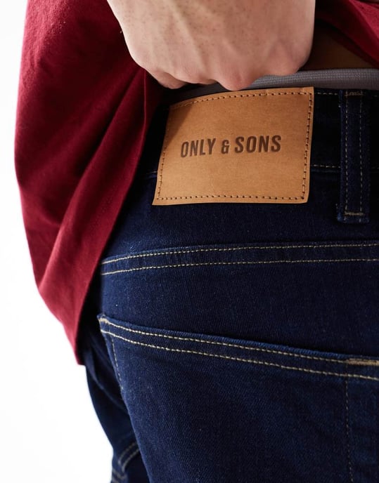 ONLY & SONS regular fit jeans i indigo - Image 3