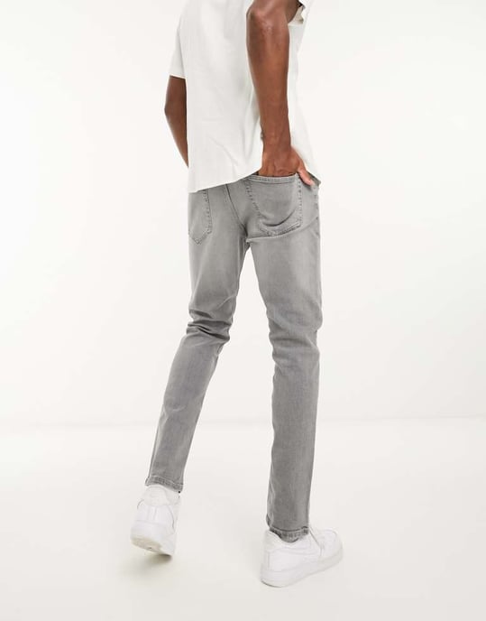 Franska Connection slim fit jeans i grått - Image 2