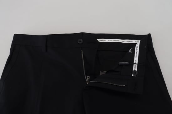 Classic Fit Broek Effen Zwart - Image 4