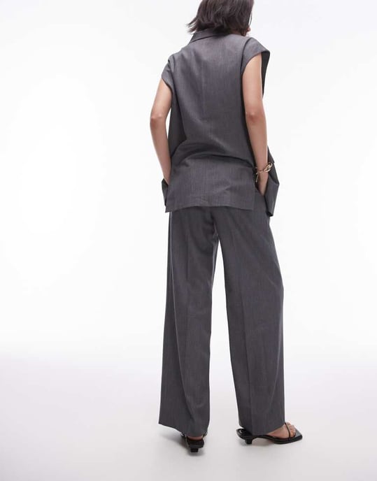 Topshop vida benbyxor i grått - Image 2