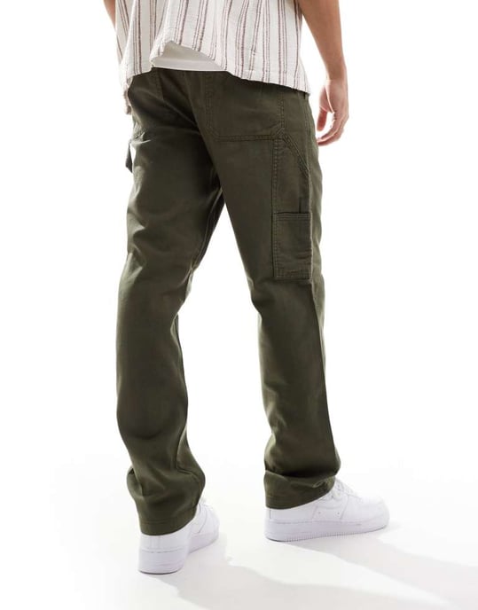 ONLY & SONS raka snickarbyxor i khaki - Image 4