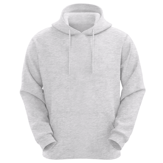 VR2 Denim Mens Plain Hoodie Long Sleeve Pullover - Image 1