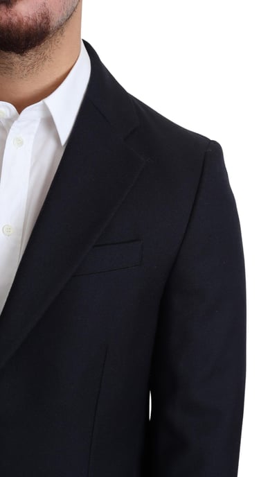 Blazer Enfärgad Marinblå Skärning - Image 5