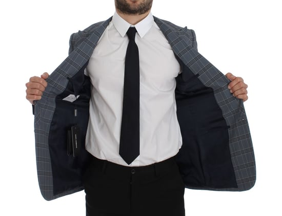 Grårutigt Blazer Klassisk Passform - Image 6