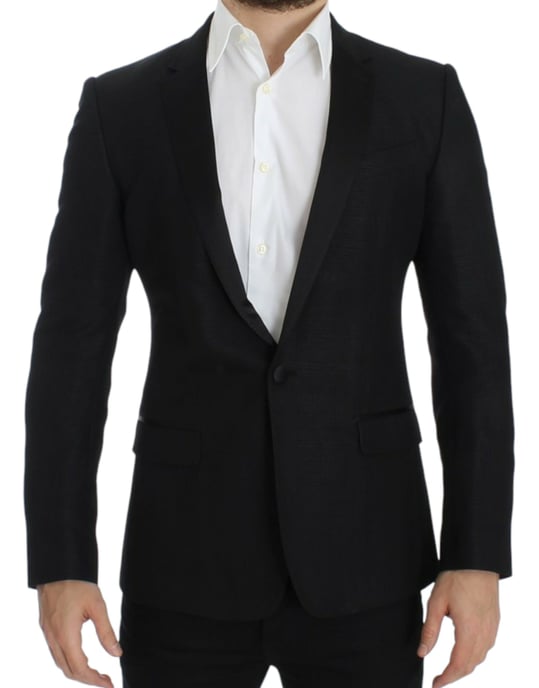 Klassisk Passform Blazer Svart - Image 1