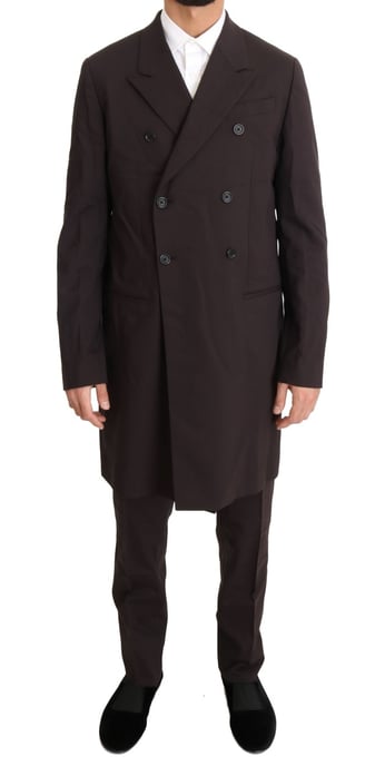 Dolce Gabbana Double Breasted Long Coat - Image 1