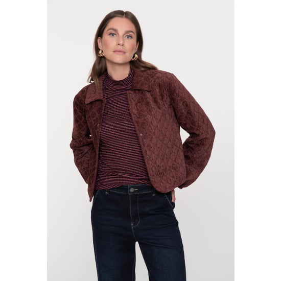 Geisha 55800-10 jacket quilted velvet - Image 2