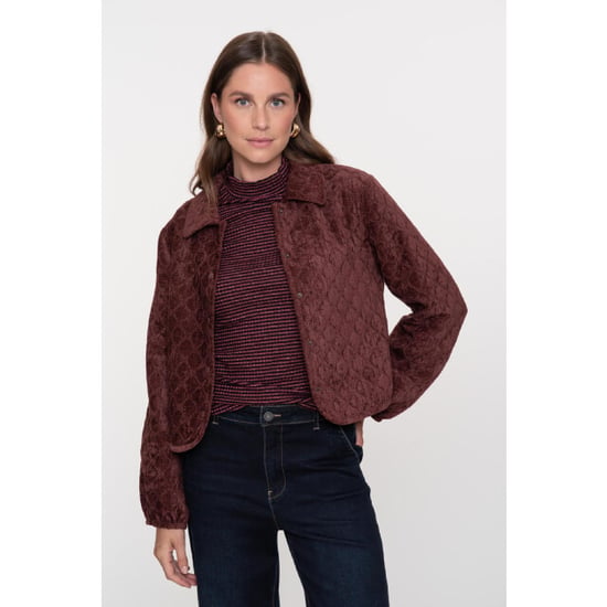 Geisha 55800-10 jacket quilted velvet - Image 3