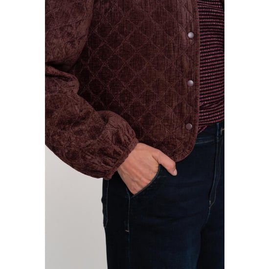 Geisha 55800-10 jacket quilted velvet - Image 6