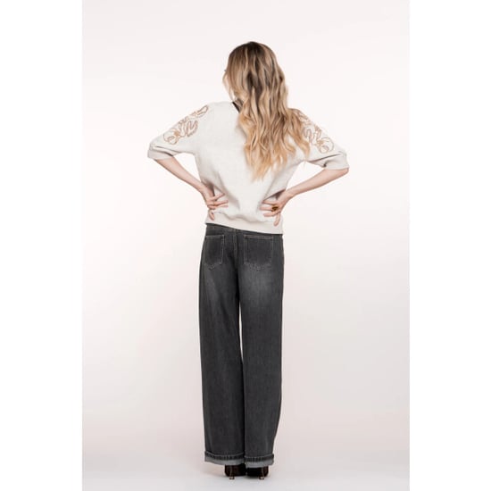 Geisha 51509-10 805 jeans fold-up grey denim - Image 4