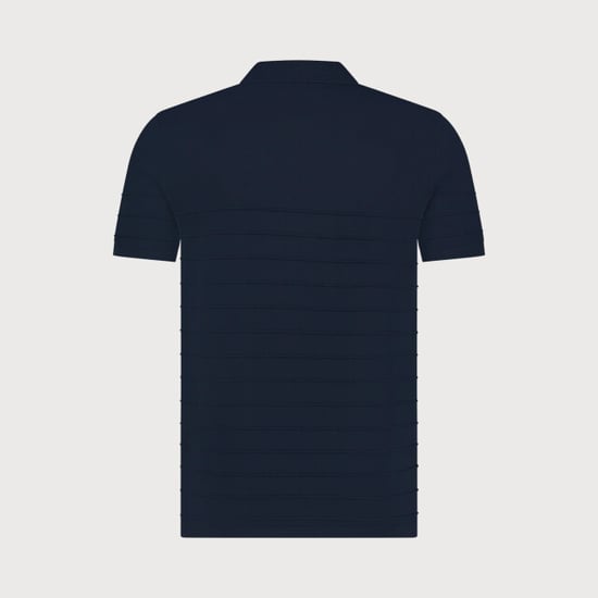 Blue Industry De knitted v-hals polo | - Image 3