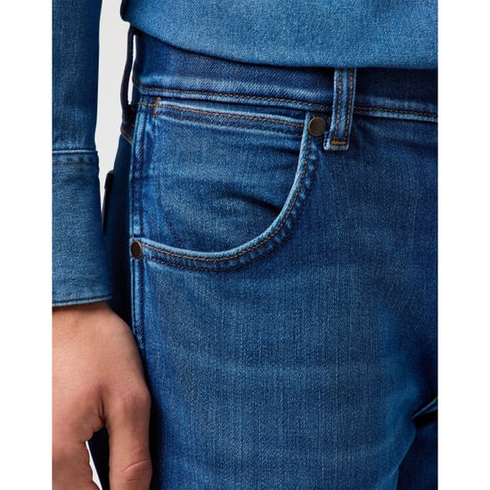 Wrangler Greensboro heren regular straight-fit jeans dandelon summer - Image 4