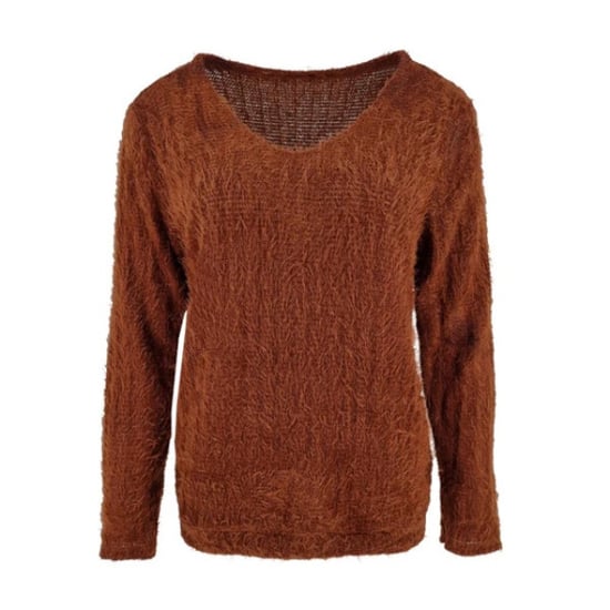 FOS Amsterdam Fos trui bella chenille cognac - Image 1
