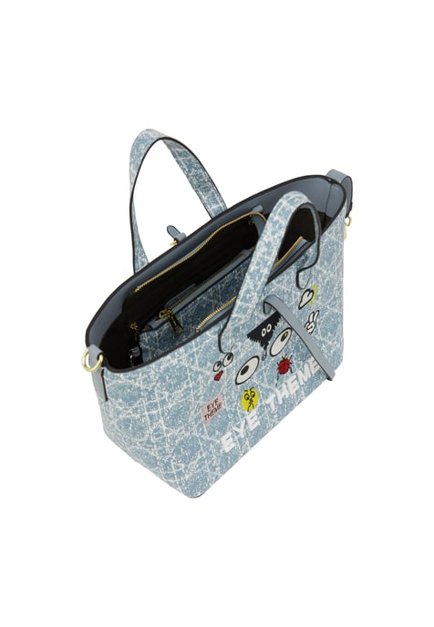 Mymo 2-in-1 draagtasset 2-in-1 draagtasset vrouwen blauw denim - Image 3