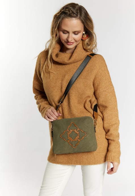 usha Crossbody tas Dames olijf - Image 3