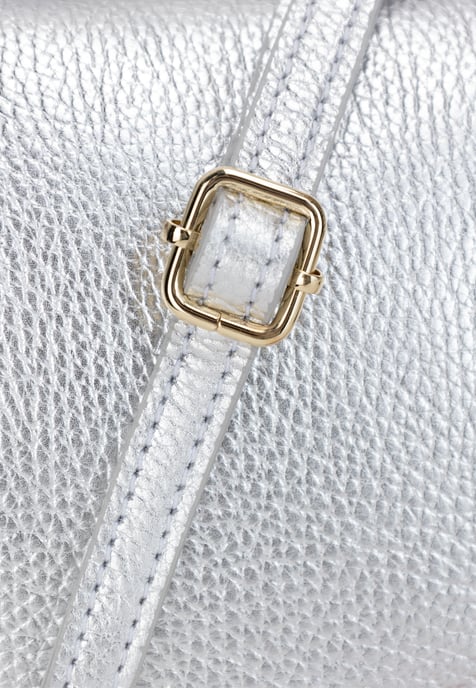 usha Handtas Dames Helder zilver - Image 4