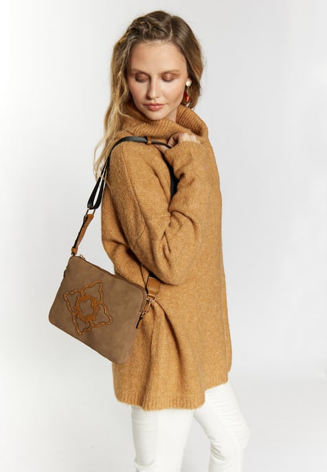 usha Crossbody tas Dames Kameel - Image 3