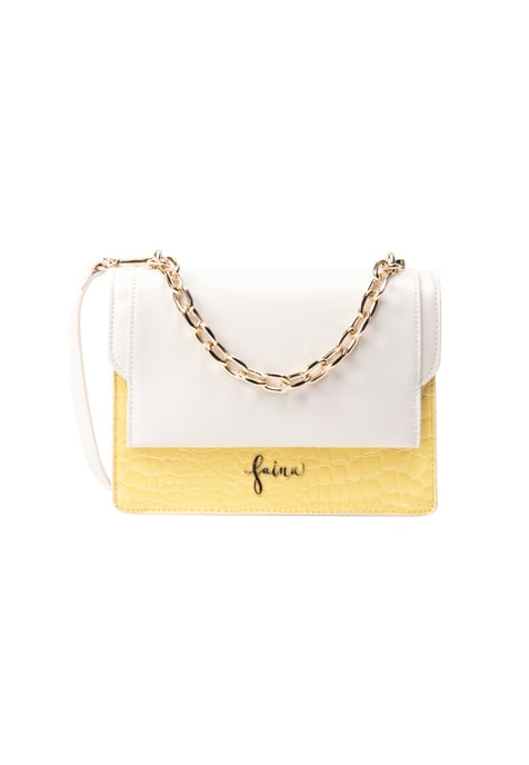 Faina Handtas Dames geel - Image 1