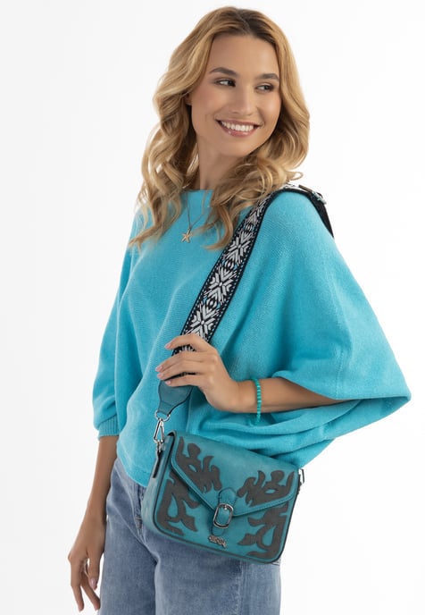 IZIA schoudertas Dames aqua - Image 3