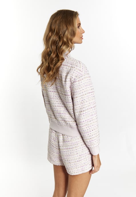 Faina Boucle blouson Dames Lavendel veelkleurig - Image 4