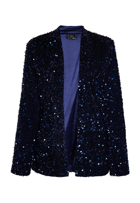 Faina Blazer met pailletten Dames marine - Image 1