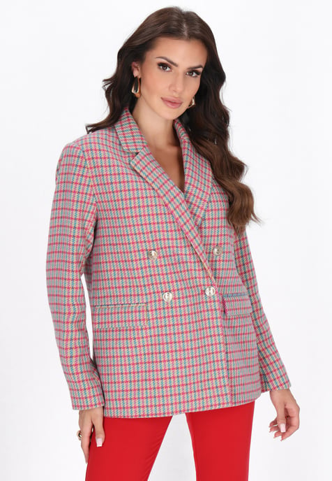 Faina Jas vrouwen blauw roze geel - Image 3