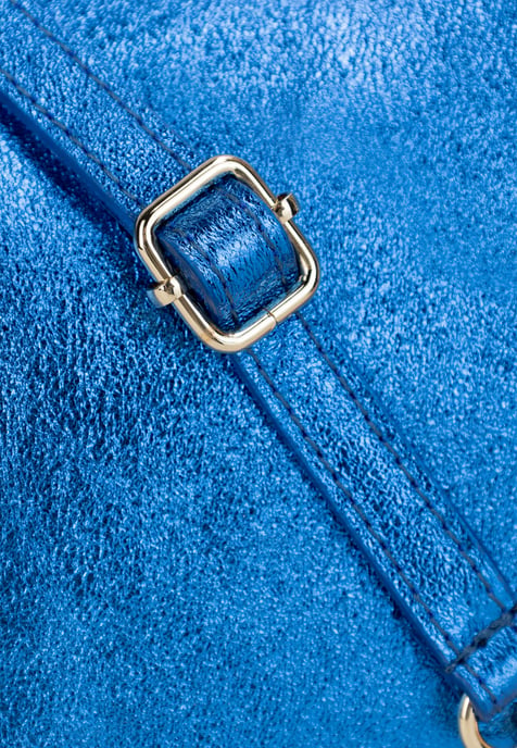 usha Handtas Dames Laminaat elektrisch blauw - Image 4