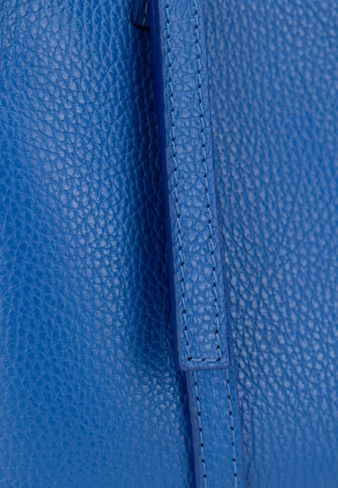 FELIPA Leren schoudertas Dames Azuurblauw - Image 4